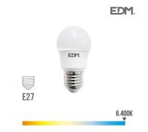 LAMPADA ESFERICA LED E27 - 8.5W