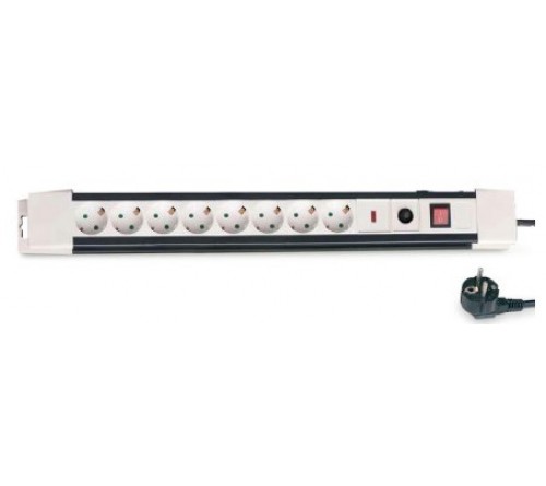 TOMADA MULTIPLA 8 TOMADAS C/PROTETOR E INTERUPTOR  1,5mt